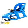 Sledge with Seat and Wheel Blue 102.5x40x23 cm Polypropylene Colour blue Model sledge + seat + wheel 