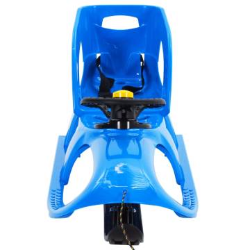 Blue Sledge with Seat & Wheel - Safe Fun for Kids | HipoMarket