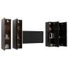 High Gloss Black TV Cabinets Set - Stylish & Practical