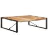 Coffee Table 120x120x40 cm Rough Mango Wood Colour black Size 120 x 120 x 40 cm Quantity in Package 1 Material rough mango wood 