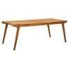 Garden Table 201.5x100x75 cm Solid Acacia Wood Size 201.5 x 100 x 75 cm Quantity in Package 1 