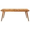 Stylish Garden Table - Solid Acacia Wood 201.5x100x75 cm