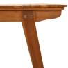 Stylish Garden Table - Solid Acacia Wood 201.5x100x75 cm