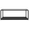 Transparent & Black Coffee Table - Stylish & Durable Design