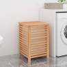 Stylish Solid Wood Walnut Laundry Basket | 45x45x65 cm