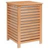 Stylish Solid Wood Walnut Laundry Basket | 45x45x65 cm