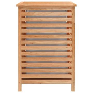 Stylish Solid Wood Walnut Laundry Basket | 45x45x65 cm