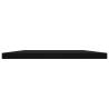 Bookshelf Boards 8 pcs Black 100x30x1.5 cm - Hipomarket