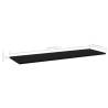 Bookshelf Boards 8 pcs Black 100x30x1.5 cm - Hipomarket