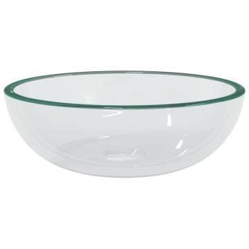 Stylish Basin Tempered Glass 35x12 cm | Hipo Market