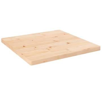 Solid Wood Pine Table Top 40x40 cm - Versatile & Durable