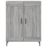 Highboard Grey Sonoma - Stylish Engineered Wood Storage Cabinet