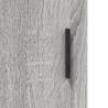 Highboard Grey Sonoma - Stylish Engineered Wood Storage Cabinet