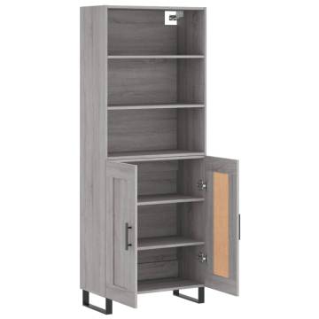 Highboard Grey Sonoma - Stylish Storage Solution | Hipo Market