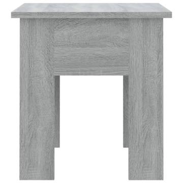 Modern Grey Sonoma Coffee Table - 40x40 cm | Hipo Market