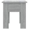 Modern Grey Sonoma Coffee Table - 40x40 cm | Hipo Market