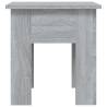 Modern Grey Sonoma Coffee Table - 40x40 cm | Hipo Market