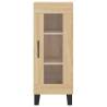 Stylish Highboard Sonoma Oak - Engineered Wood | HipoMarket UK