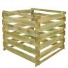 Slatted Compost Bin 0.54 m3 | Durable Wooden Composter