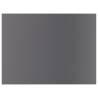 High Gloss Grey Bookshelf Boards - 4 pcs | HipoMarket