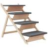 Dog Stair Grey 105x47 cm Solid Wood Fir | Hipomarket