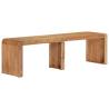 Bench 160x38x45 cm Solid Wood Acacia Size 38 x 160 x 45 cm 