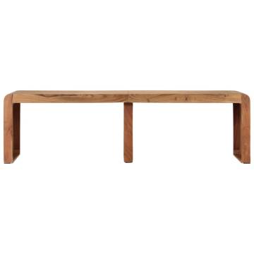 Solid Acacia Wood Bench 160x38x45 cm | Hipomarket