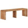 Solid Acacia Wood Bench 160x38x45 cm | Hipomarket