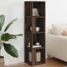 Corner Cabinet Brown Oak 33x33x132 cm Engineered Wood Colour brown oak Size 33 x 33 x 132 cm Quantity in Package 1 Number of 