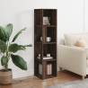 Brown Oak Corner Cabinet - Stylish Storage Solutions