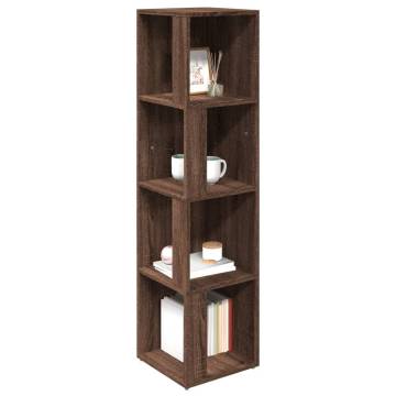 Brown Oak Corner Cabinet - Stylish Storage Solutions