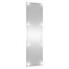 Wall Mirror with LED Lights 30x100 cm - Modern Glass Design