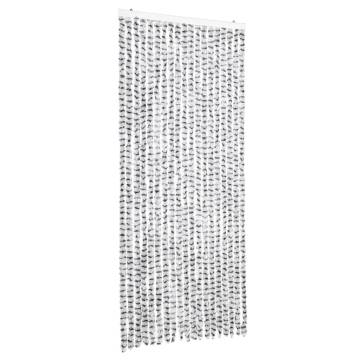 Insect Curtain Light & Dark Grey 56x185 cm - Chenille