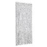 Insect Curtain Light & Dark Grey 56x185 cm - Chenille