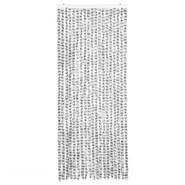 Insect Curtain Light & Dark Grey 56x185 cm - Chenille