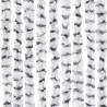 Insect Curtain Light & Dark Grey 56x185 cm - Chenille