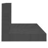 Stylish Grey Wall Shelves - 80x11x9 cm | Hipomarket