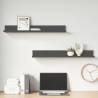 Stylish Grey Wall Shelves - 80x11x9 cm | Hipomarket