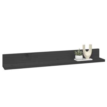 Stylish Grey Wall Shelves - 80x11x9 cm | Hipomarket