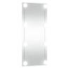 LED Wall Mirror 40x80 cm - Contemporary Glass Style