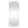 LED Wall Mirror 40x80 cm - Contemporary Glass Style