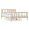 Solid Wood Bed Frame 120x190 cm - Small Double Style