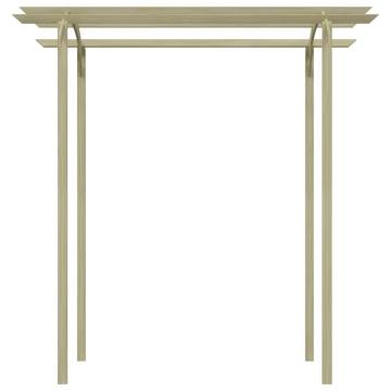 Decorative Pinewood Garden Pergola - 180x197x210 cm