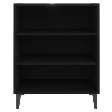 Black Engineered Wood Sideboard - 57x35x70 cm | Hipo Market