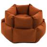 FLAMINGO Ziva Hexagonal Dog Bed 60x20 cm Terracotta - Cozy & Easy Clea