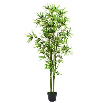 Artificial Bamboo Plant with Pot - 175 cm Green | HipoMarket