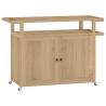 Stylish Teak Bar Cart - 120x50x90 cm | Hipo Market