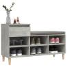 Shoe Cabinet Concrete Grey - Stylish Storage Solution