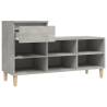 Shoe Cabinet Concrete Grey - Stylish Storage Solution