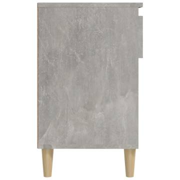 Shoe Cabinet Concrete Grey - Stylish Storage Solution